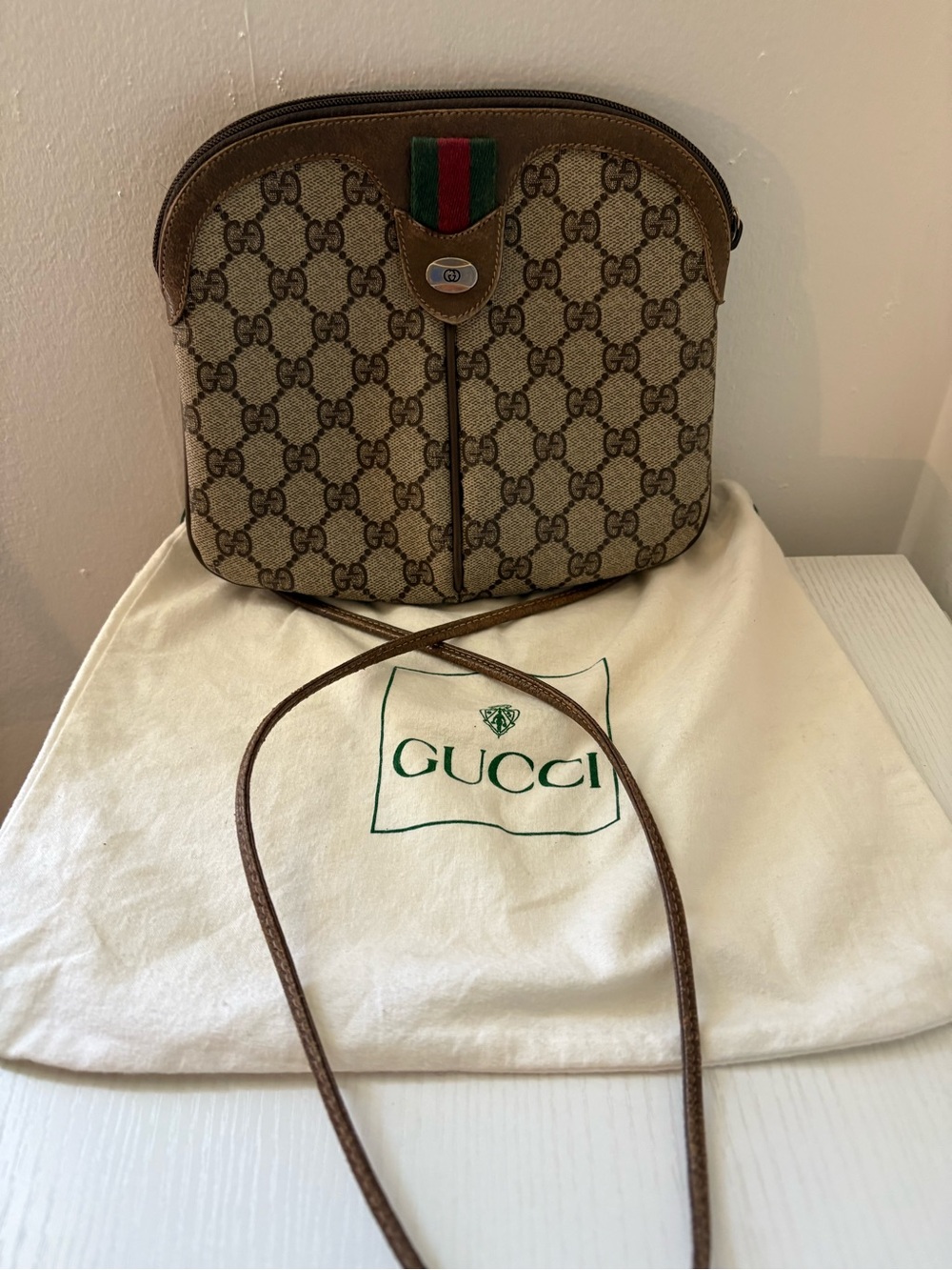 Gucci Sherry Line GG Canvas Crossbody Bag - Picture 10 of 10
